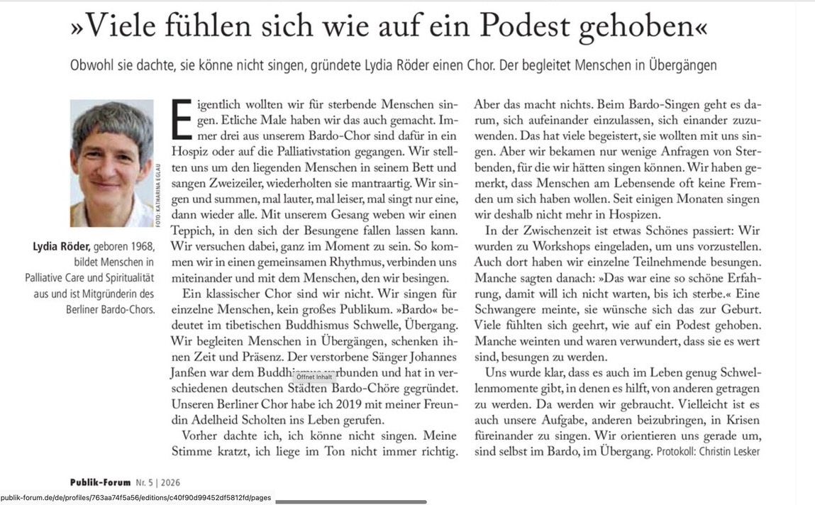 Artikel Bardochor – Nr. 5 | 2026 Publik-Forum